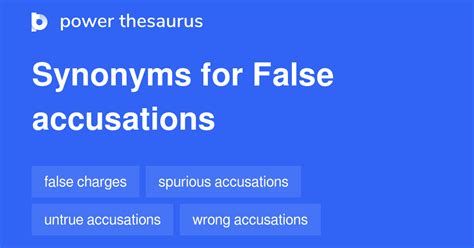 phantasm synonym|synonyms for falsely accused.